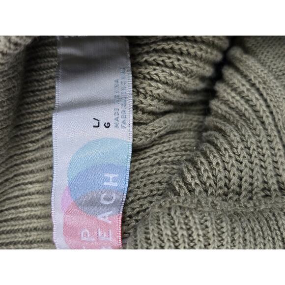 FP Free People BEACH Picnic Sweater Crop Flare Pants Taupe Pockets Comfort Larg - Picture 4 of 5